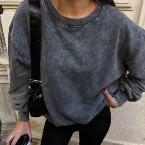 Orj Yıkamalı Sweat