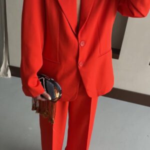 Palermo Duble kumaş Oranj Takım