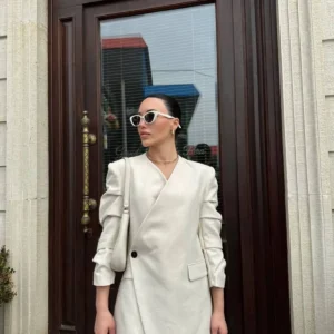 Tasarım Blazer Ceket Etek Takım