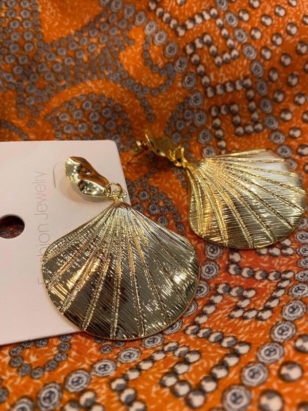 Gold Deniz Kabuklu Küpe