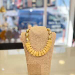 Gold Detaylı tasarım ithal kolye