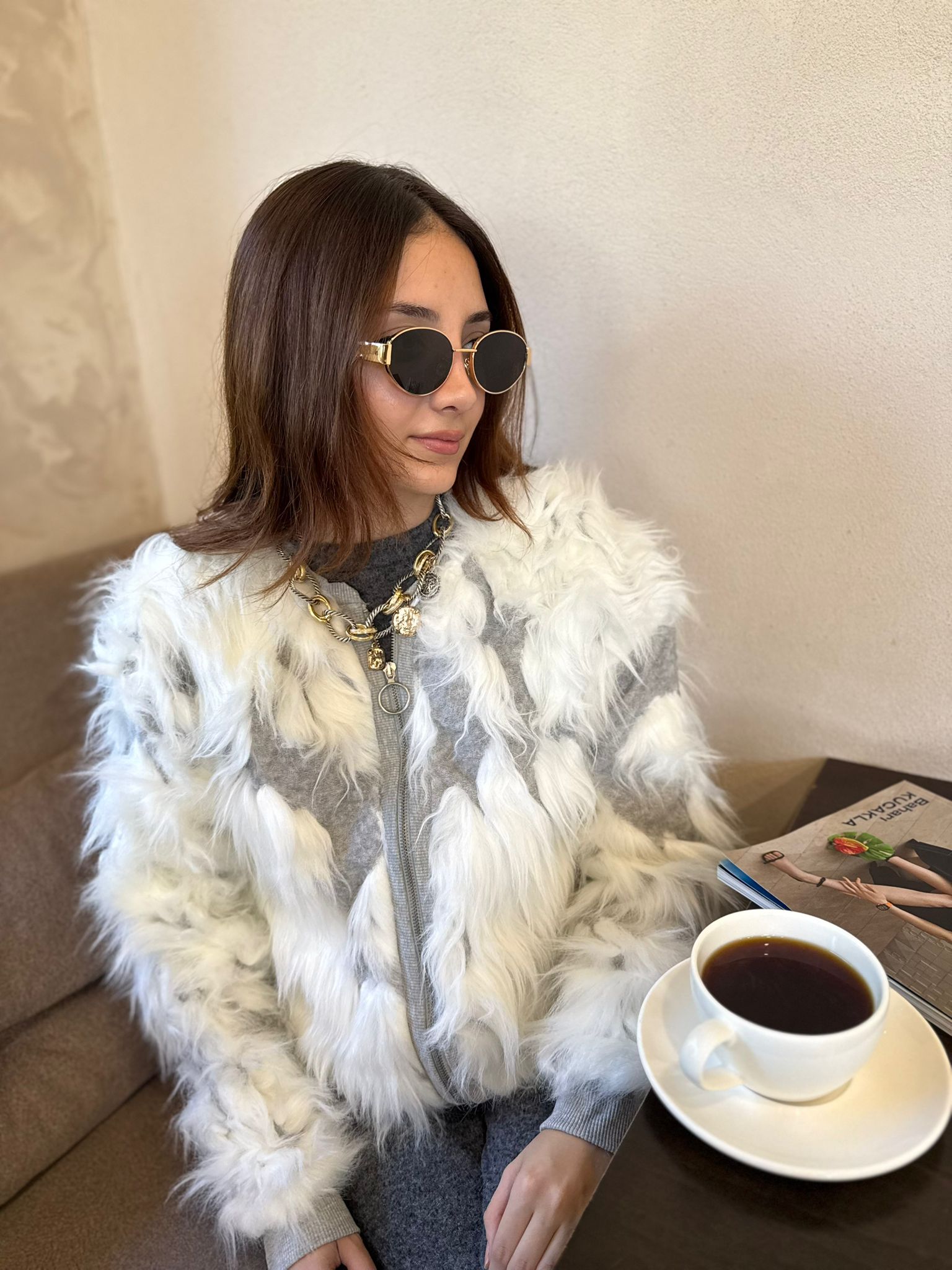 Premium orj mrk Kürk Ceket - Görsel 5