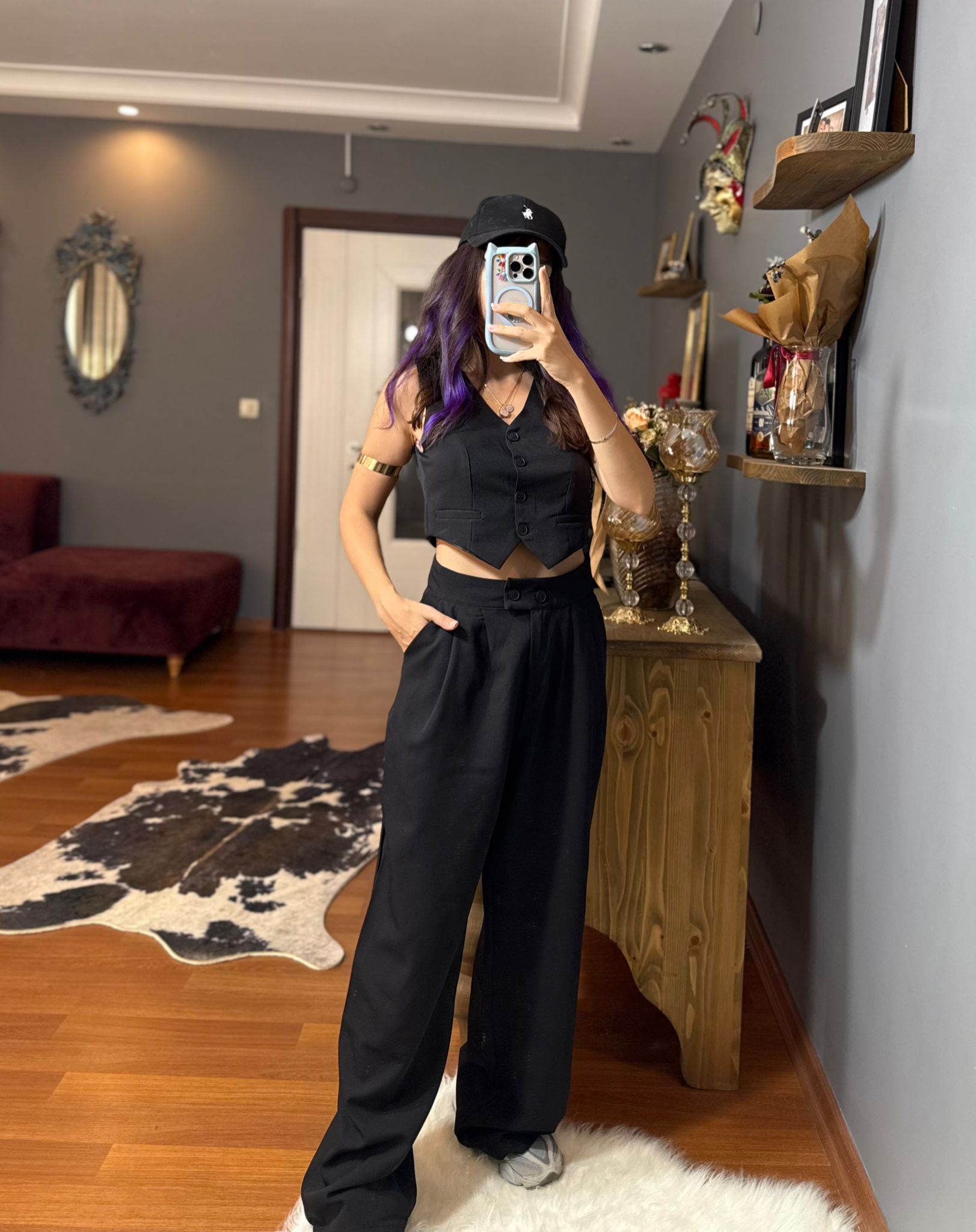 Yüksek Bel Salaş Palazzo-3RENK - Görsel 2