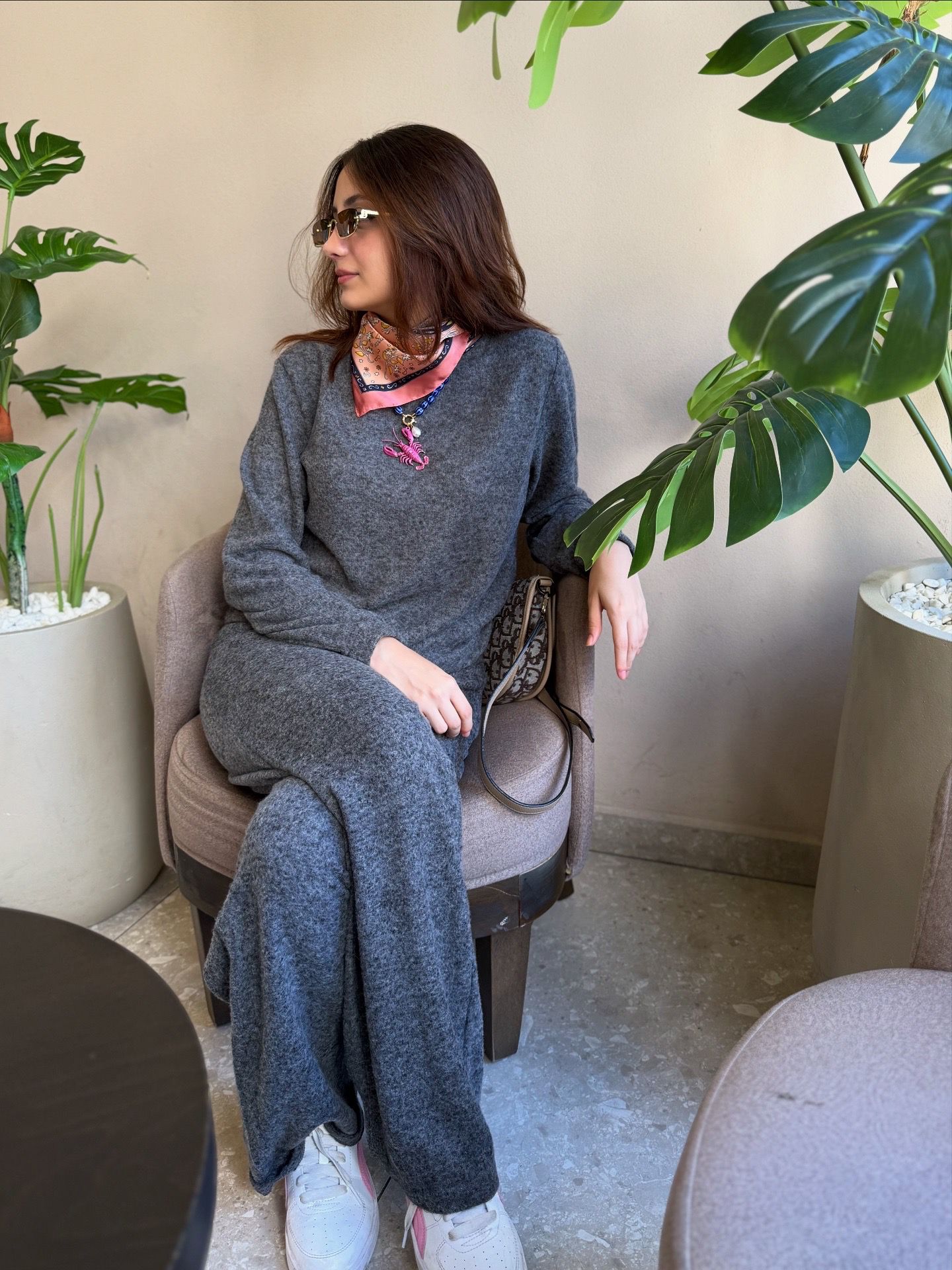 ORJMRK Yumoş İkili Takım-Koyu Antrasit