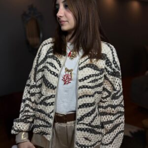 Gold Detaylı Tasarım İthal Ceket