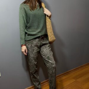 Desenli İthal Pantolon