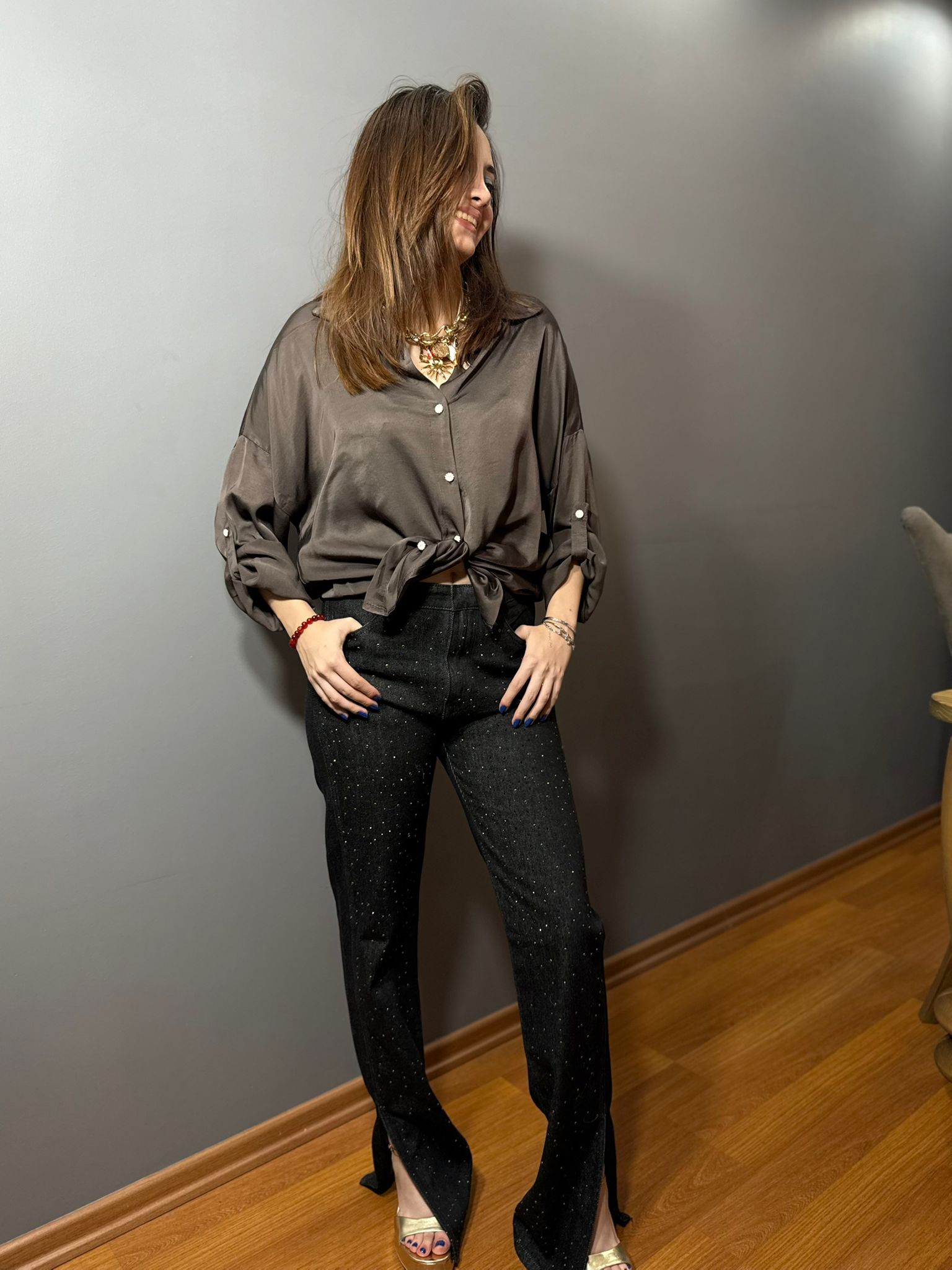 ORJ MRK Taşlı Pantolon - Görsel 2