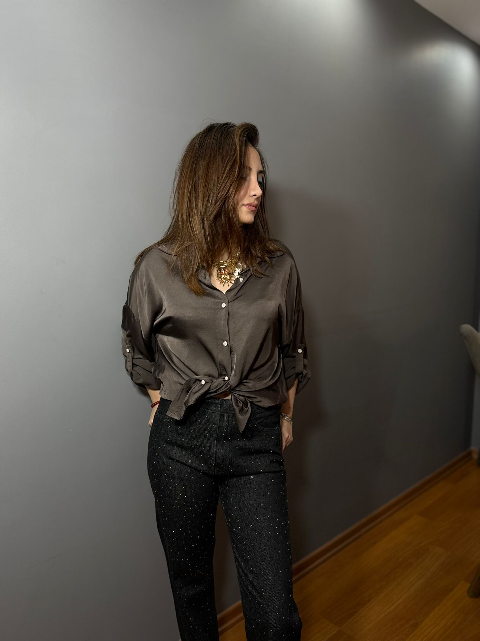 ORJ MRK Taşlı Pantolon - Görsel 3