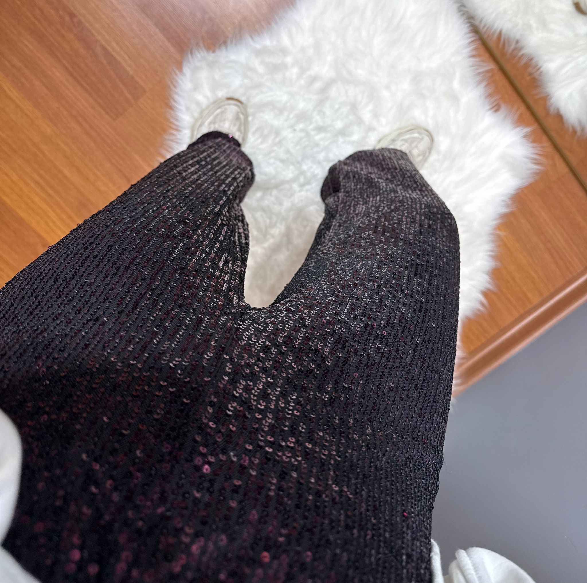 Pullu Beli Lastikli Salaş Pantolon - Renk Seçenekleri - Görsel 6