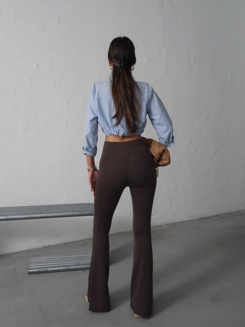 Çift Fermuar Tasarım Tayt Pantolon - Görsel 8